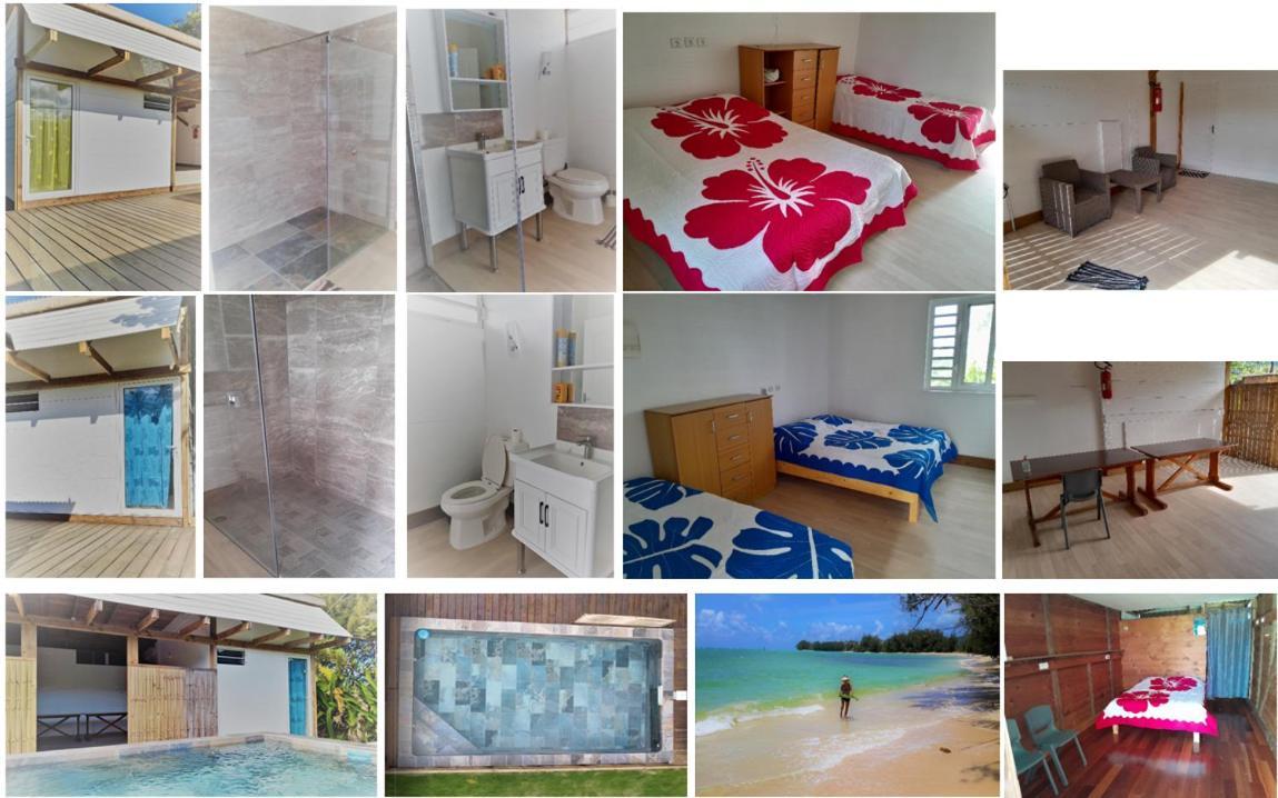 Mara'Ai Le Spot Tubuai, Chambre Triple Deluxe Mahu Sdb Privee Avec Piscine Mataura Dış mekan fotoğraf